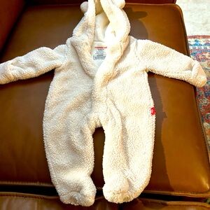 Magnetic Me newborn fleece onesie/coat. Never worn.
